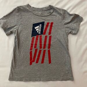 Adidas Kids American Flag T-Shirt Size 6